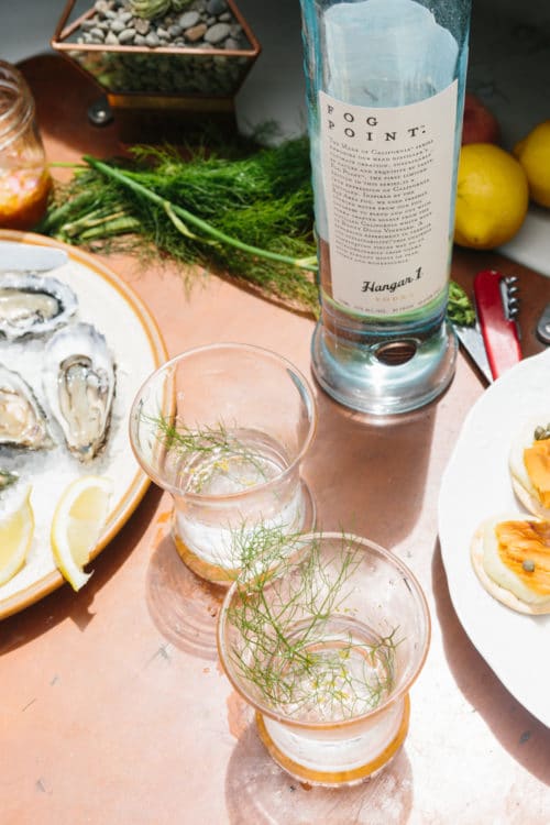 Hangar One Fog Point and Fennel Martini Recipe